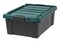 IRIS USA Lockable Heavy Duty Plastic Storage Bins Container with Lids and Secure Latching Buckles